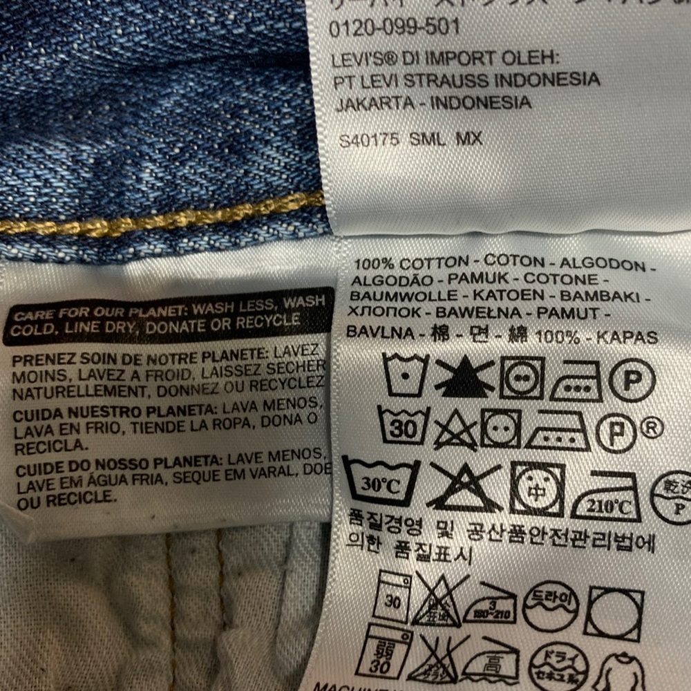 Levi’s 501 Original Fit Straight Leg Button Fly Jeans 30x32 - Picture 12 of 15